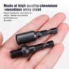WSDMAVIS 2Pcs High Stability M10 Hanger Bolt Driver Double-Ended Screw