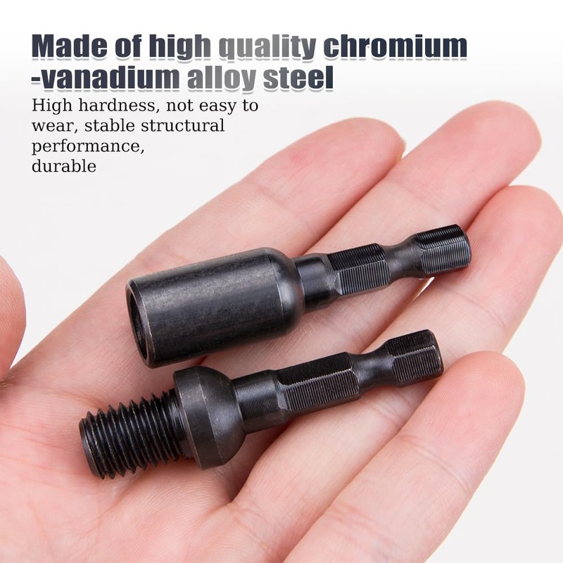 WSDMAVIS 2Pcs High Stability M10 Hanger Bolt Driver Double-Ended Screw