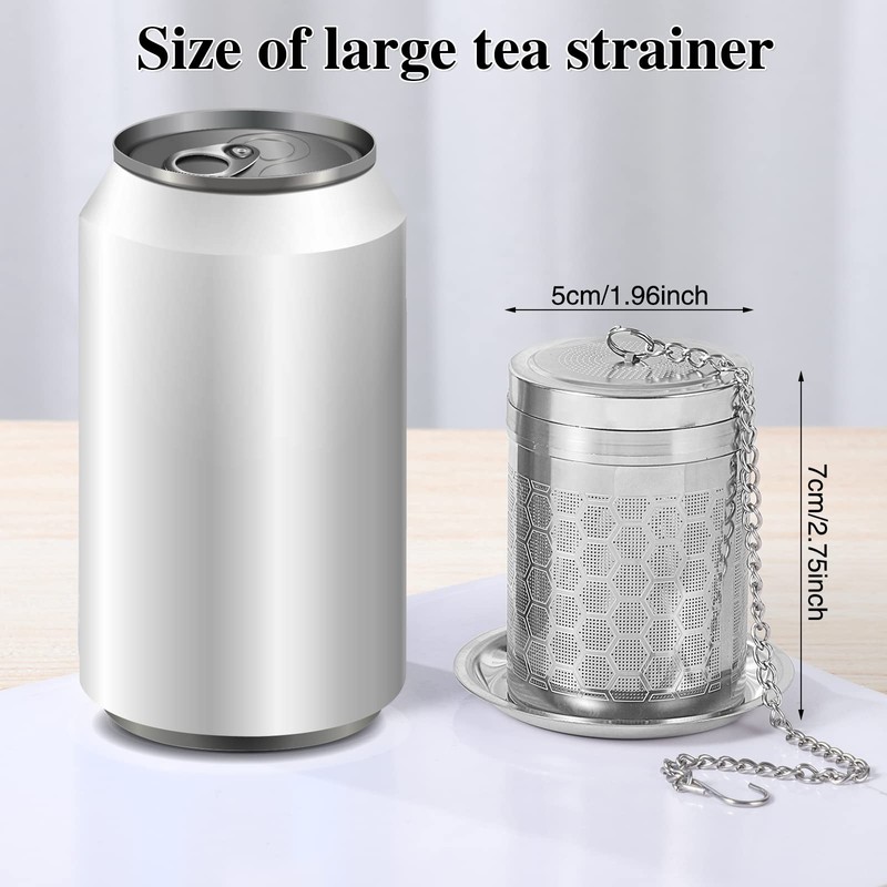 2 Pack Tea Infuser, Tea Strainers for Loose Tea Mesh
