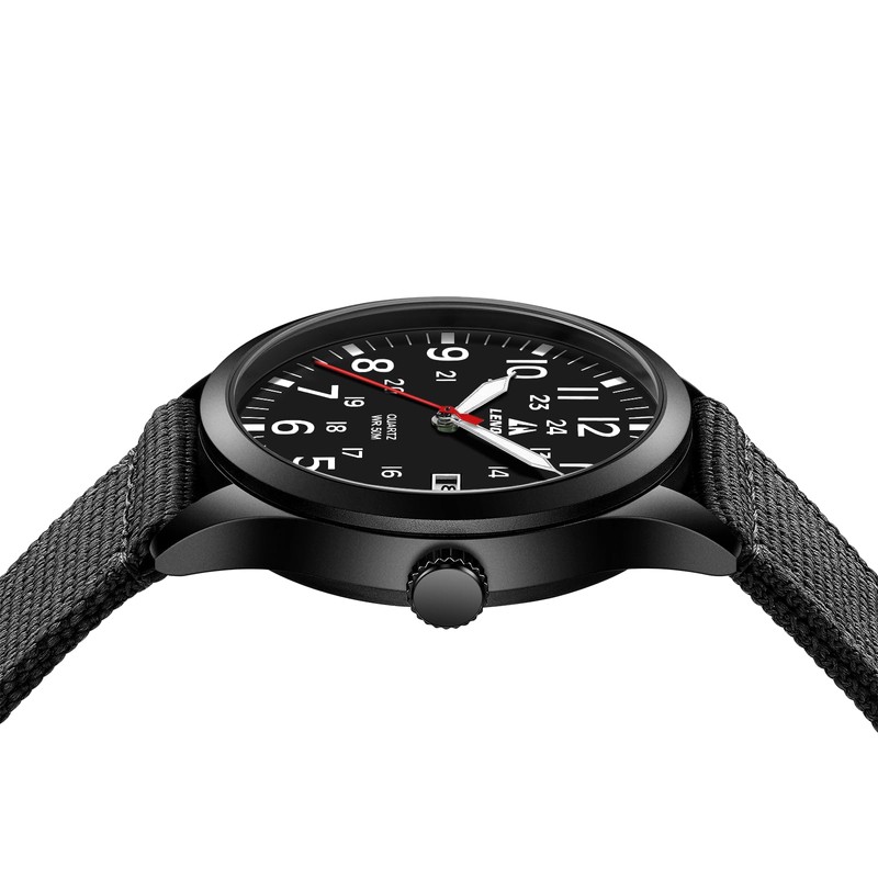 LN LENQIN Mens Watches Military Watch Field Watch Analog Quartz