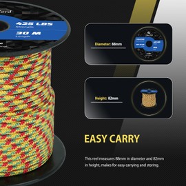 Abma Cord Vietnam Veteran Paracord 425 lbs 3 mm 100% Nylon 30 m