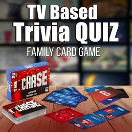 Ginger Fox - The Chase Card Game. TV-Based Quiz Trivia Card Games for Adults and Teens Aged 14 and Over. Entertaining Family Games for Game Nights, Parties and More