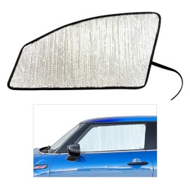 Side Window Front Seat Sunshade (Set of 2) Custom Fit for 2014 2015 2016 2017 2018 2019 2020 2021 2022 2023 2024 Mini Hardtop 2 Door, Cooper, Cooper S, Cooper SE, John Cooper Works