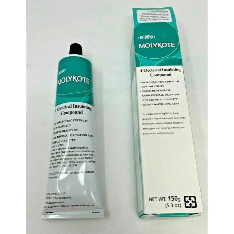 Dupont 2 Pack DuPont MOLYKOTE 4 Electrical Insulating Compound 150g/5.3oz