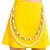 Layered Pants Chain Hip Hop Gothic Wallet Chain Metal Pearl