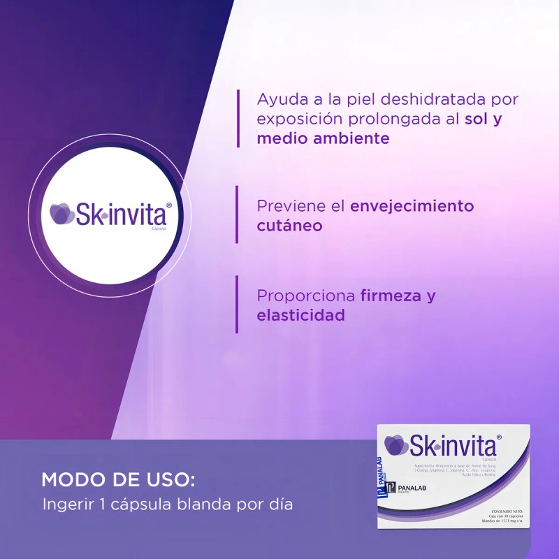 Suplemento Alimenticio Sk-invita en Cápsulas 30 Unidades