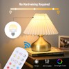 AMIR Upgraded Rechargeable Light Bulbs with Remote, E26/E27 Dimmer LED
