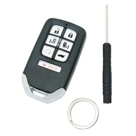 Key Fob Shell Smart Key Cover Case Fit for Honda Odyssey Elite Ex 2018 2019 2020 Replacement Keyless Entry Remote Key Housing Casing KR5V1X KR5V2X (7 Buttons)