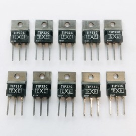 TEXET (PKG of 10) TIP33C NPN Power Transistor, 10A, 100V, TEXET, TO-218
