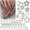 qiipii - 48 piezas de dijes de uñas de estrella
