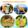 OUOBOB Dog Cooling Vest for Large Dogs,Lightweight Cooling Dog Jacket,Breathable