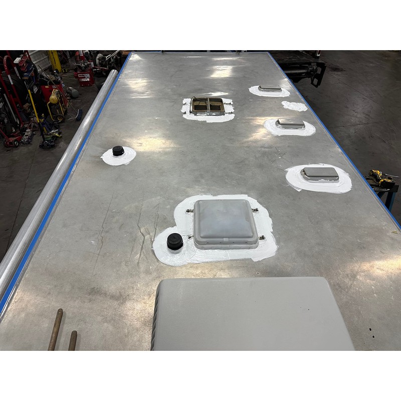 100% Silicone Roof Patch – Prevent and Repair Leaks –