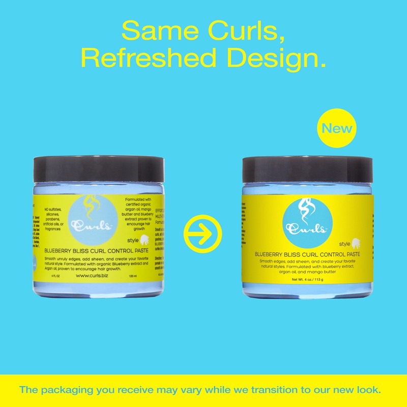 Curls Blueberry Bliss Control Paste - 4 fl oz, For