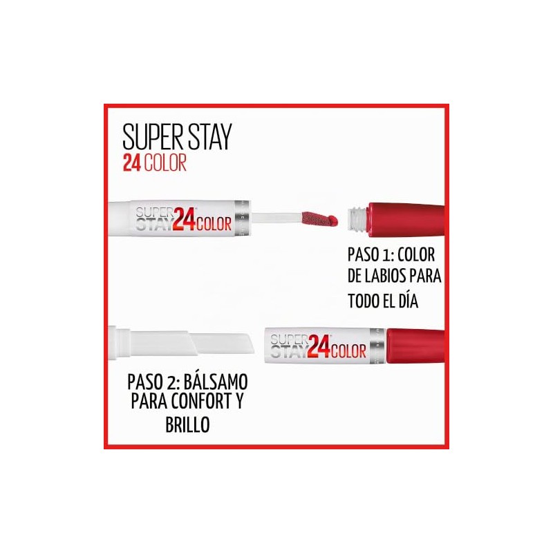 Maybelline New York SuperStay 24 2-Step Liquid Lipstick Makeup, Blush
