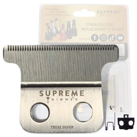 Supreme Trimmer Zero-Gap Adjustable Replacement Blade TB531 | for T-Shapers ST5200, ST5210, ST5220 | Silver