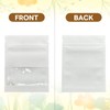 100 Pack Small Seed Packet Envelope with Clear Window,3.5x2.7 In