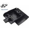 AUTOVIEW Body Trim Panel, Black Plastic, Left Side Under Fuel