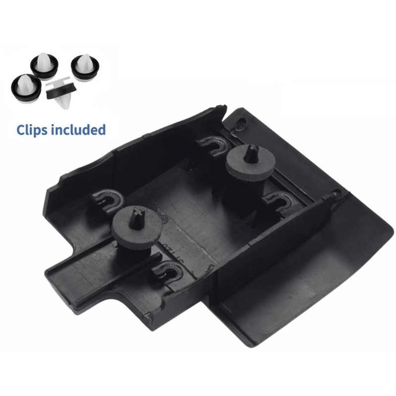 AUTOVIEW Body Trim Panel, Black Plastic, Left Side Under Fuel