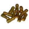 All Trade Direct 100 x Brass Bullet Crimp Wire Connector