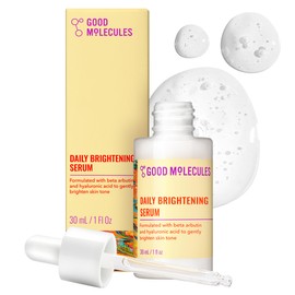 Good Molecules Daily Brightening Serum 30ml1oz - Hydrating Facial Serum With Beta Arbutin And Hyaluronic Acid To Brighten, Moisturize, And Balance... 