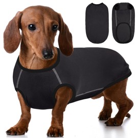 Hjyokuso Dachshund Jumper L - Thick Fleece Dog Jumper, Plus Size for Large Dogs, All-Weather Dog Fashion