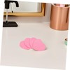 WOONEKY 60pcs Pink Heart Shape Facial Sponges Compressed Cleansing Pads
