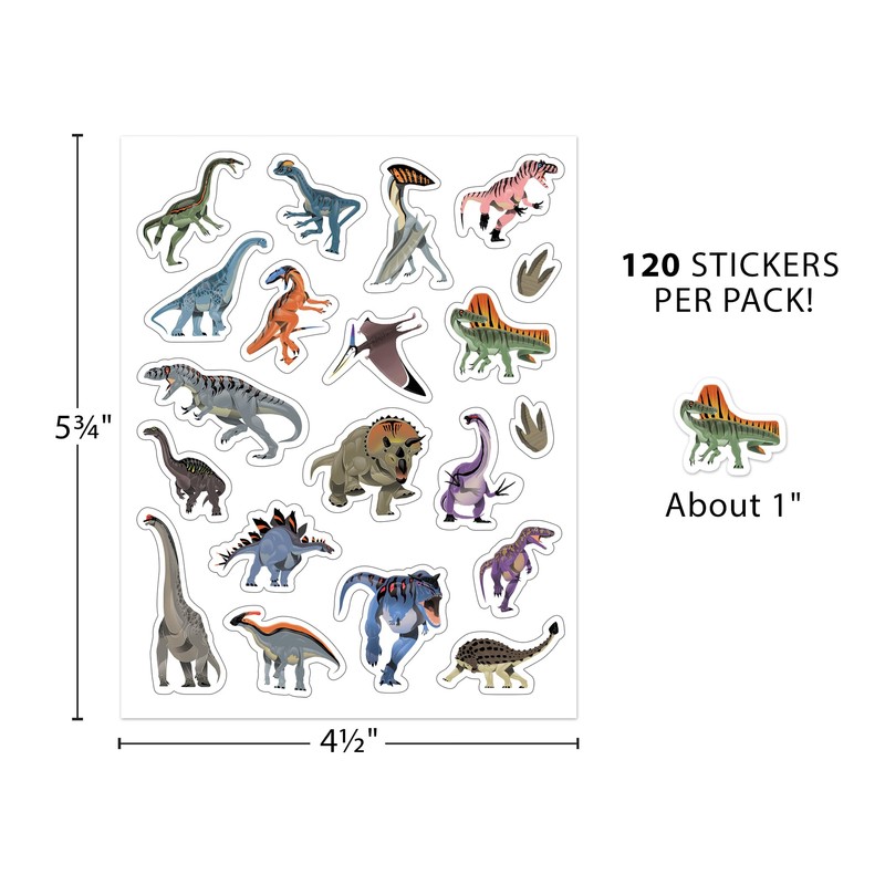 Teacher Created Resources Dinosaurs Stickers (TCR7088)