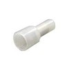 NICHIFU TERMINAL INDUSTRIES EC1-1 Closed Terminal Connector with Insulated Coating (EC Type), Milky White (100 Pieces)