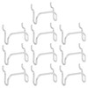QUARKZMAN Pack of 10 Pegboard Hooks, Stainless Steel Cup Holder,