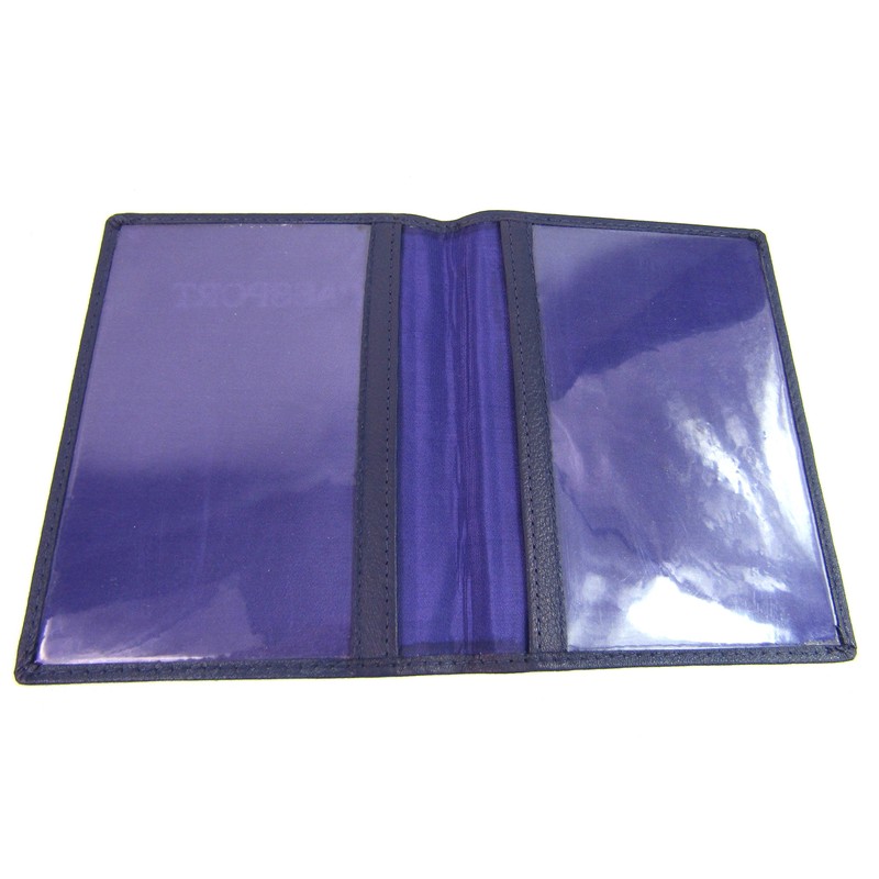 Premium Quality RFID Blocking Passport Holder (Purple)