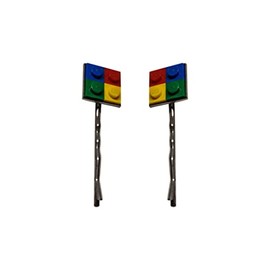 BrickCrafts Square Bezel Bobby Pins Hair Clips – 4 Color