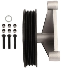 ROADFAR 34196 AC Compressor Pulley 1996-2005 for Buick LeSabre 3.8L Air Conditioning Pulleys 6 Grooves, 130 mm Pulley Diameter