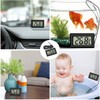 Samcos LCD Digital Thermometer, Temperature Monitor, Waterproof Temperature Probe, For
