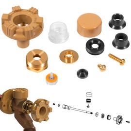 yourour RK-17MH Repair Kit Metal Handle,Outside Faucet,Compatible with Woodford Model 17