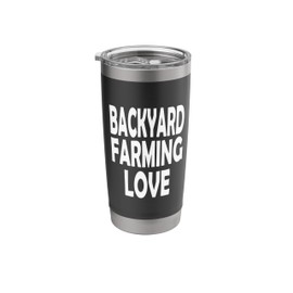 Microgreens & Gardening: Sustainable-Living for Growers Stainless Steel Insulated Tumbler