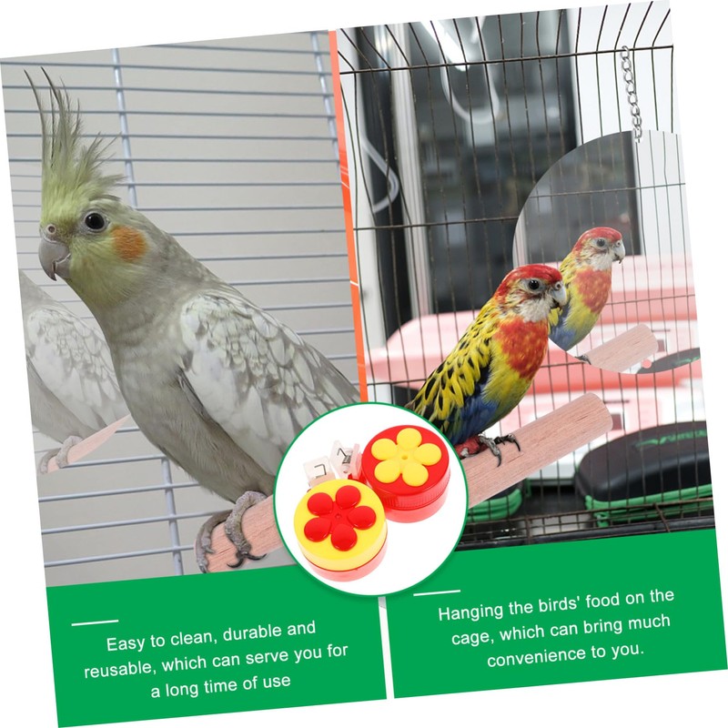 CAXUSD 4Pcs Hummingbird Feeders Plastic Outdoor Bird Feeders with Clips