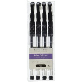Multicraft Imports GP060A Scrapbook Gel Pens (4 Pack), Black