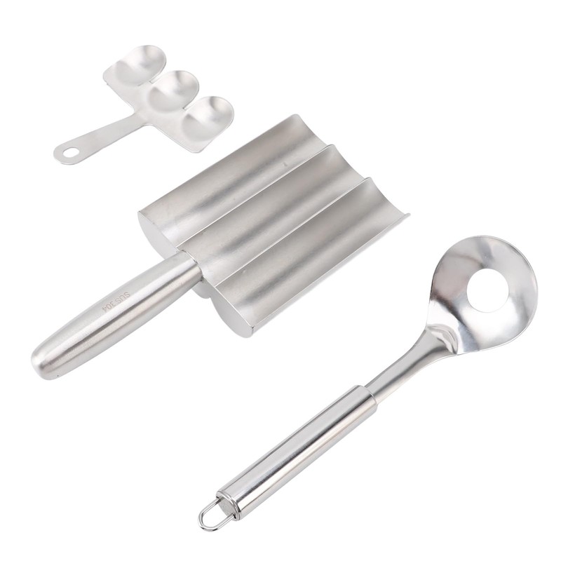 Stainless Steel Triple Meatball Maker Efficiently Makes 3 Meatballs at