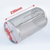 zalati Baking Grill Basket Iron Mesh Fence Barrel for Dried