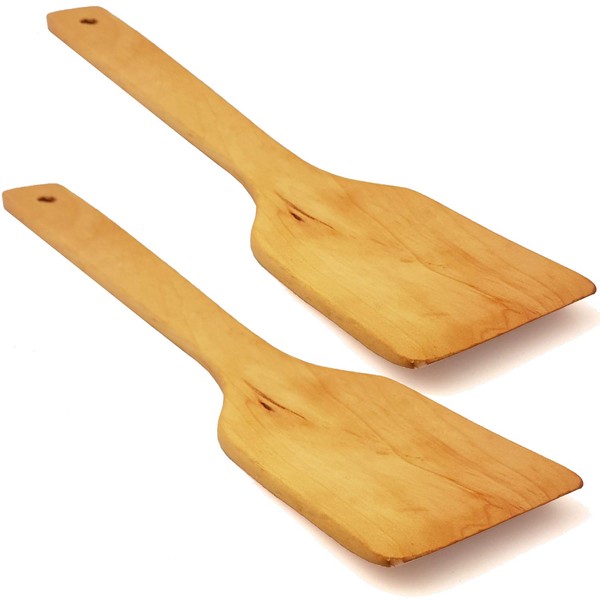 Wooden Spatula for Mixing and Cooking - Wood Kitchen Spatulas