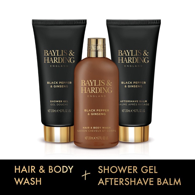 Baylis & Harding Men's Signature Collection Black Pepper & Ginseng