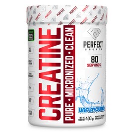 PERFECT SPORTS PERFECT Sports - Creatine Monohydrate 400g Powder (80 servings) Creatine Supplement for Increased Strength, Muscle Growth and Improved Performance