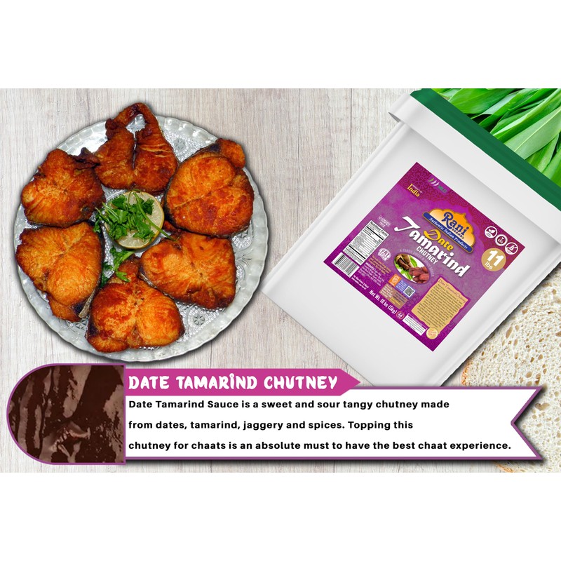 Rani Dates & Tamarind (Imli) Chutney 176oz (11lbs) 5kg Bulk