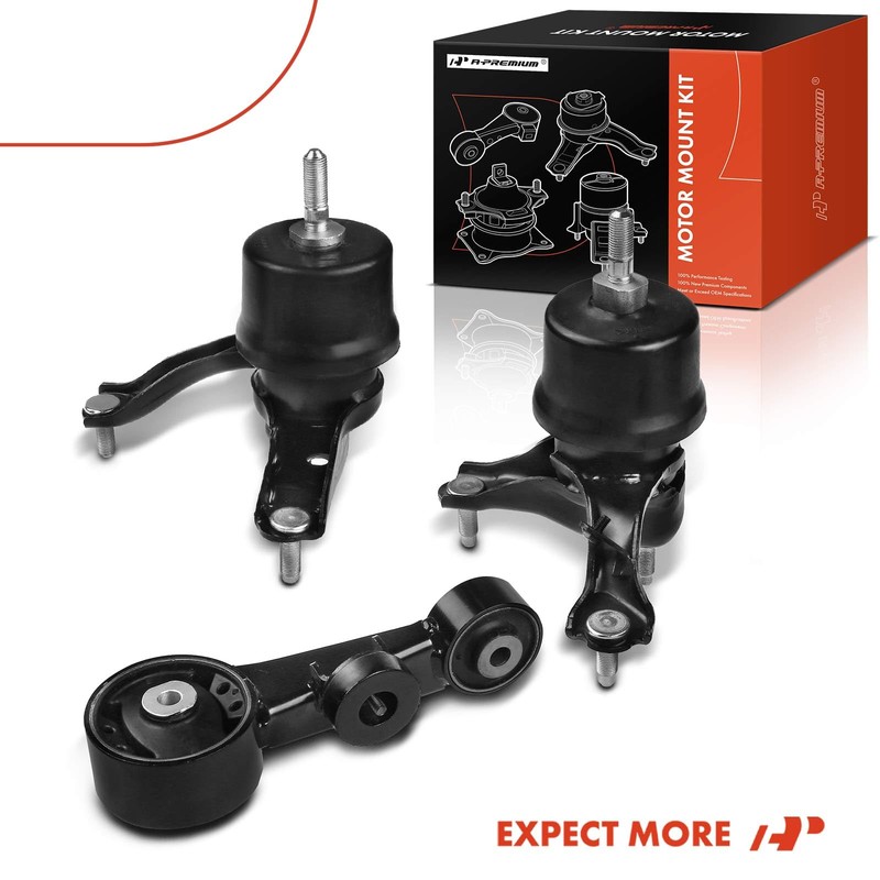 A-Premium 3PCS Engine Motor Mount Transmission Mount Torque Strut Mount