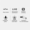 HT103 AC Voltage Tester Pen Waterproof Sound Light Alarm 12‑1000V
