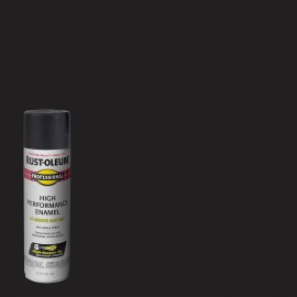 Rust-Oleum 239107 Professional Performance Enamel Spray Paint, Semi-Gloss Black