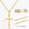 KFERAXSZ Cross Necklace for Women 14K Gold Cross Necklaces for