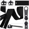 25Pcs Black Zipper Repair Kit Zippers Replacement 3# Zipper Pull