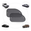 2 Pack Universal Car Window Shade, Cling Sunshade - Sun,