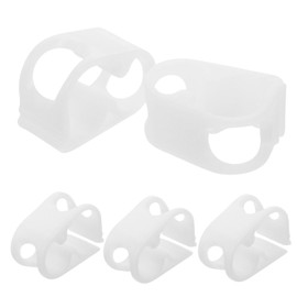GANAZONO 5pcs Adjustable Tube Clamps for Control Hose Shut off Regulators Versatile Water Stopper Clips for Laboratory and Projects White
